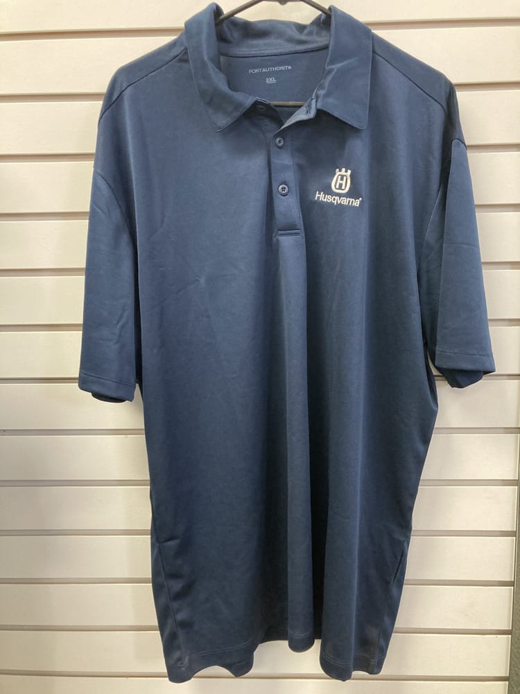 Men’s Husqvarna Short Sleeve Polo Shirt, dark blue